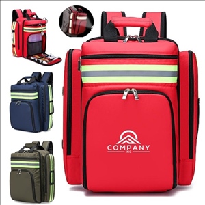 Emergency Medical Backpack with Reflective Stripes